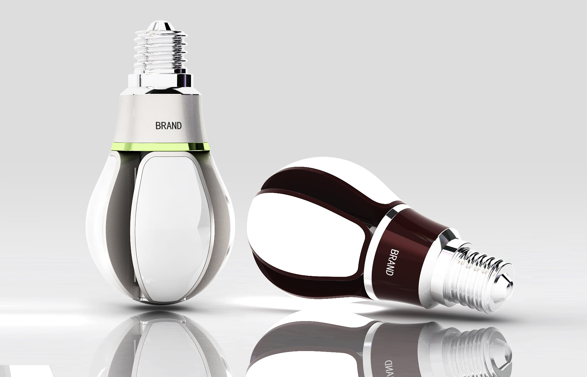 节能球泡灯工业产品造型设计